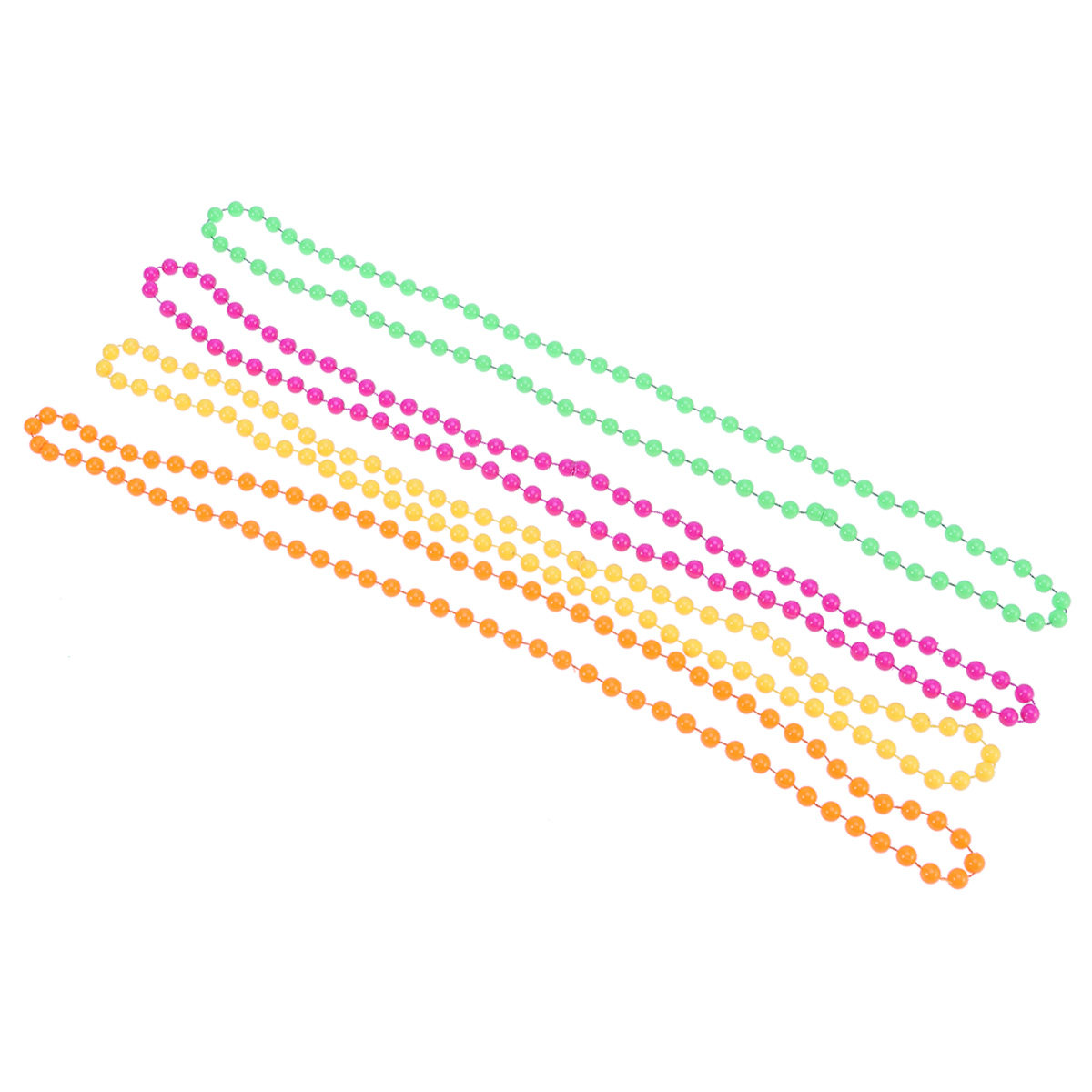 4Pcs Plastic Bead Necklace Wom - Women'S Accessories In The 70S recension och pris